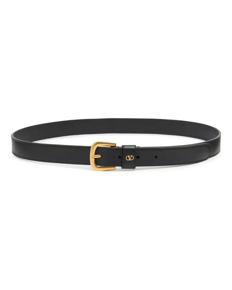 Valentino Garavani VLogo Signature Gürtel 25mm - Schwarz Schwarz