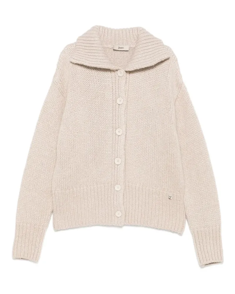 Herno Geknöpfter Cardigan - Nude Nude