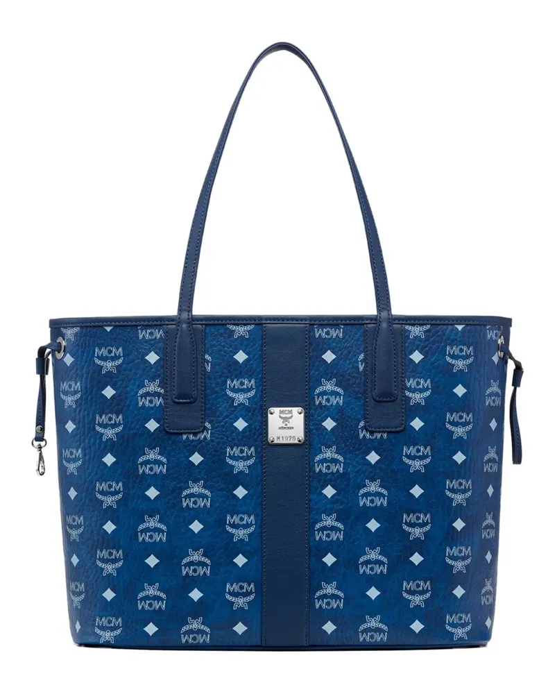 MCM Mittelgroßer Liz Tote Bag - Blau Blau