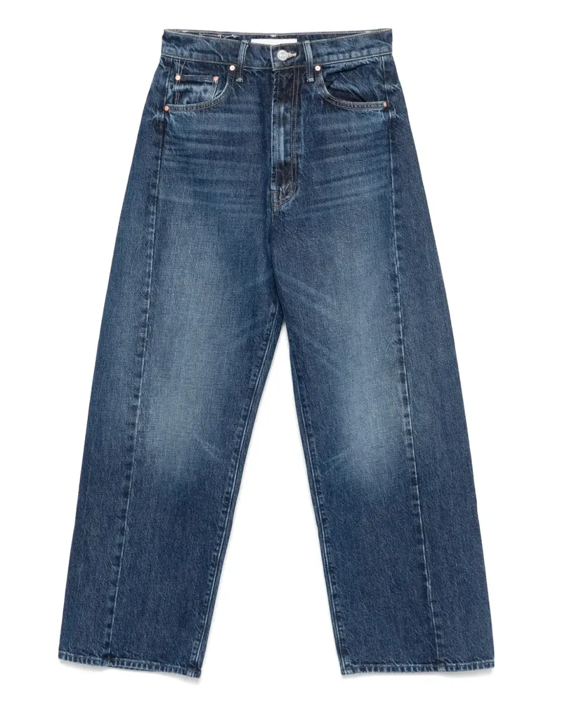 Mother Jeans aus Baumwolle - Blau Blau