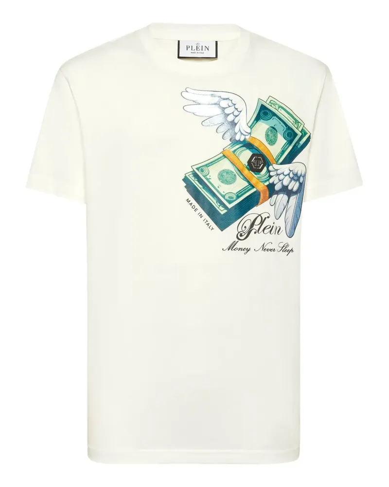 Philipp Plein T-Shirt mit Print - Weiß Weiß