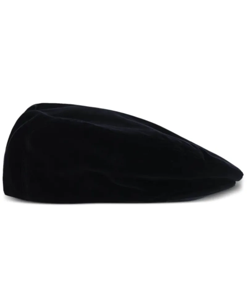 Dolce & Gabbana Baskenmütze aus Baumwolle - Schwarz Schwarz