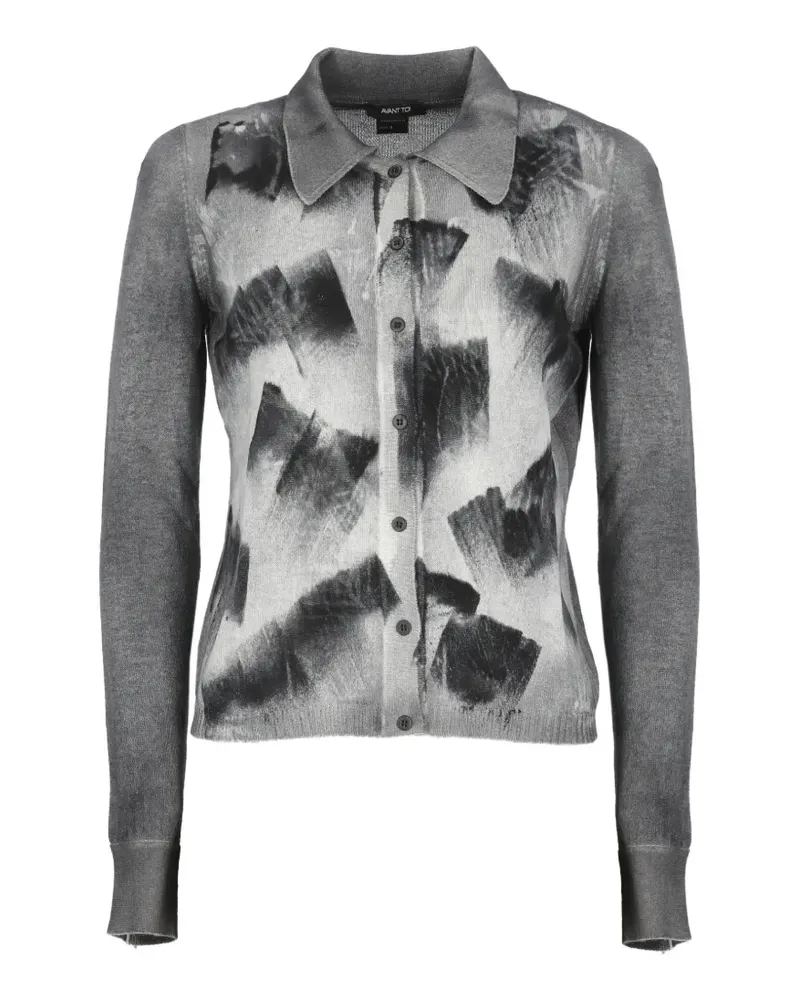 Avant Toi patterned cardigan - Grau Grau