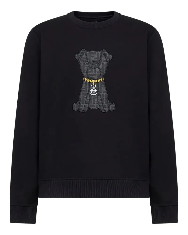 Fendi logo sweatshirt - Schwarz Schwarz
