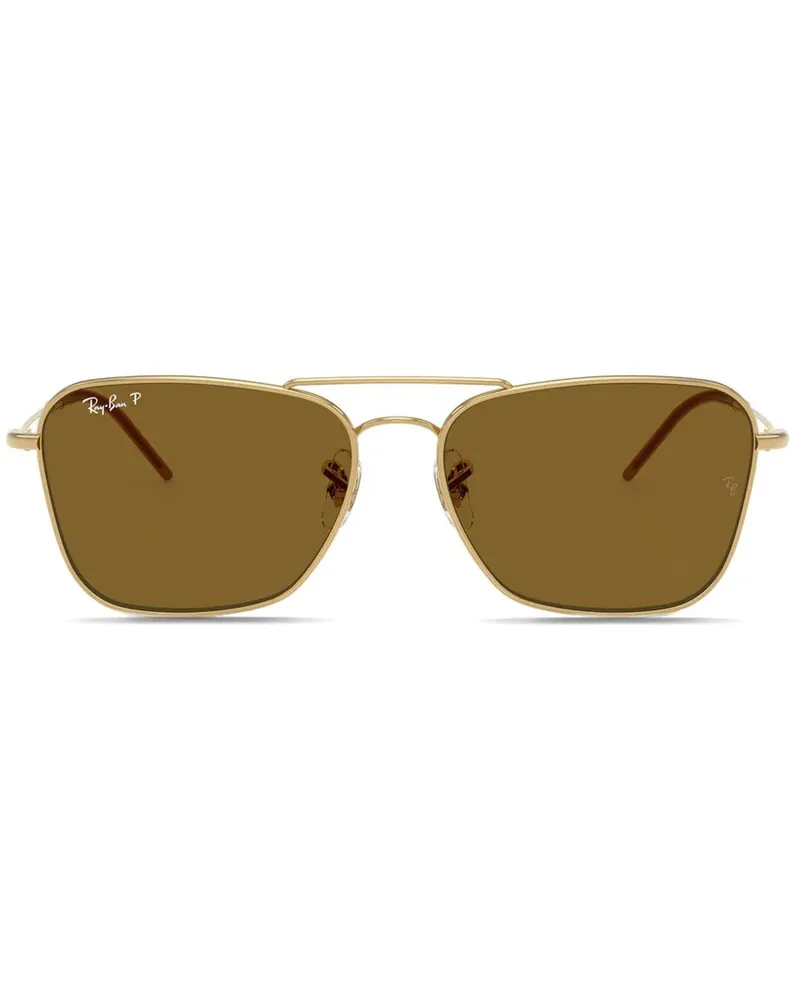 Ray Ban Caravan Reverse Sonnenbrille - Gold Gold