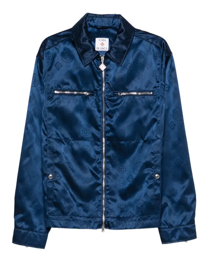 Casablanca Paris Gemusterte Jacke - Blau Blau