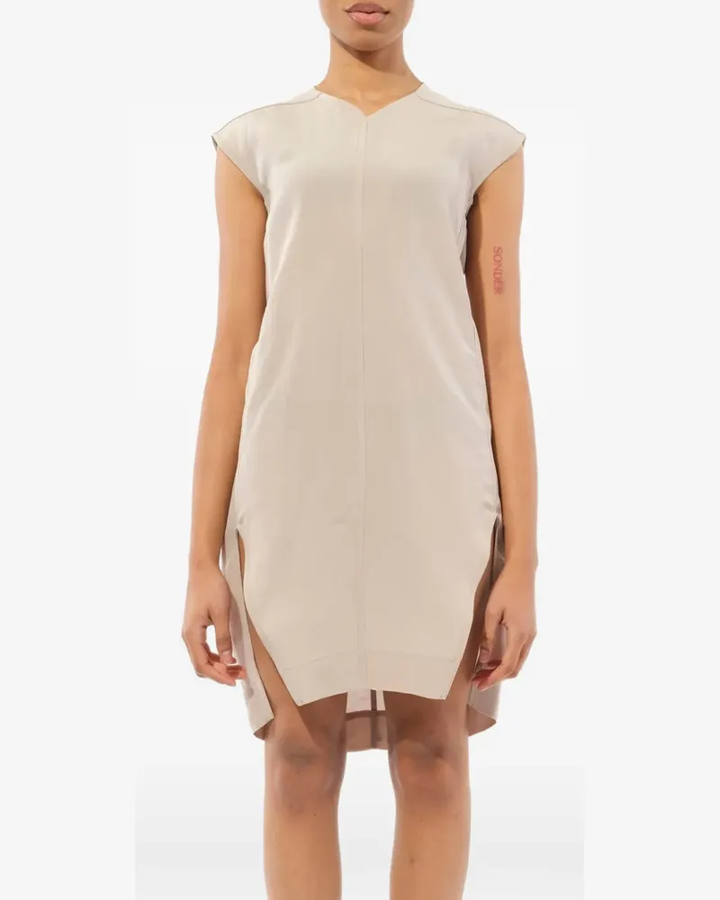 Rick Owens Kleid in A-Linie - Nude Nude