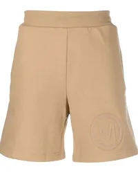 Market Joggingshorts mit Logo-Stickerei Braun