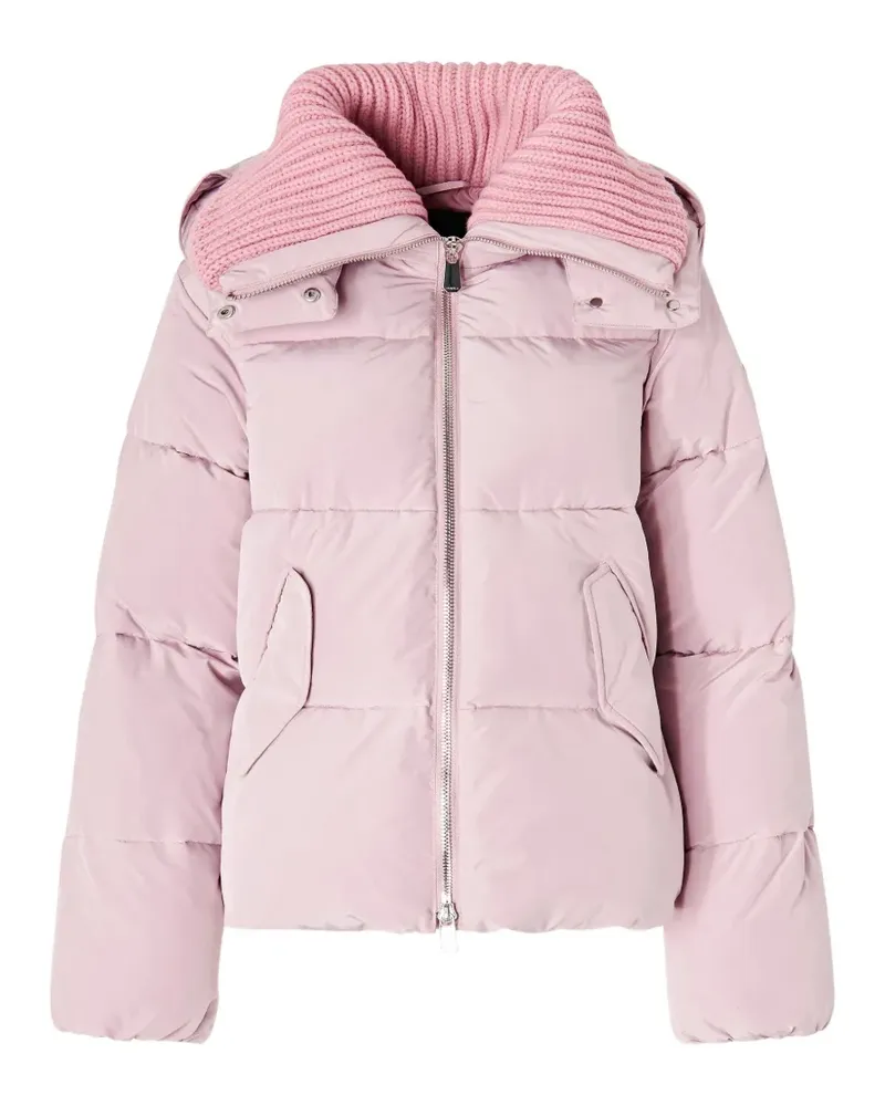 Pinko Steppmantel mit geripptem Kragen - Rosa Rosa