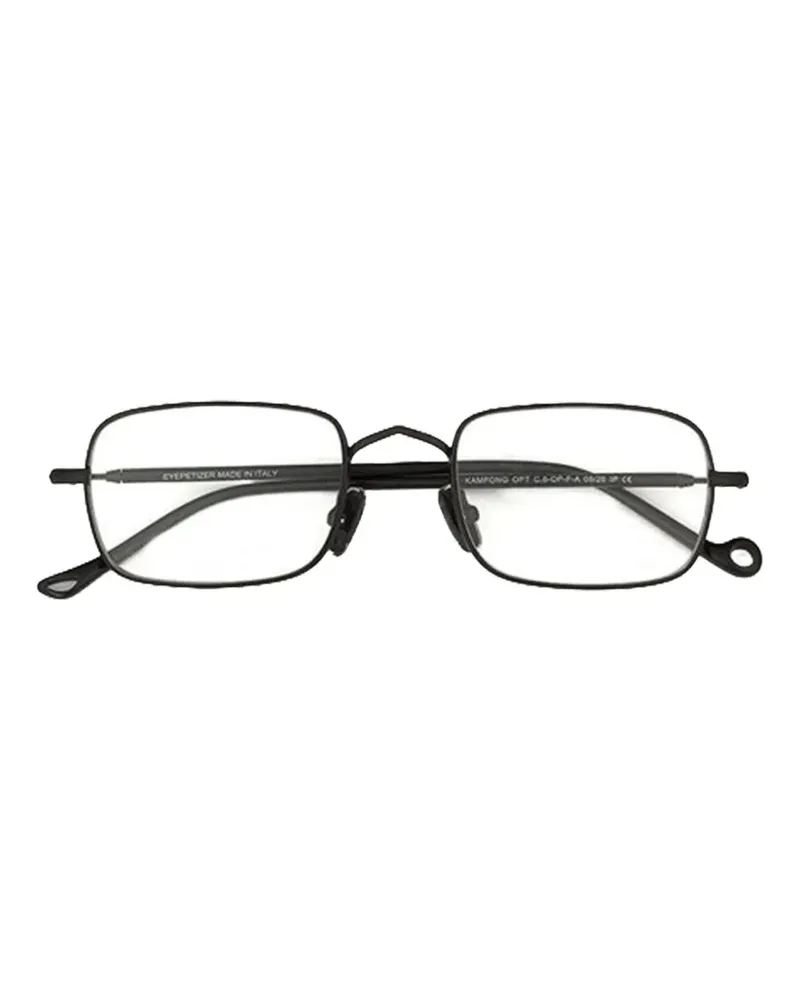 Eyepetizer Kampong rectangle-frame glasses - Schwarz Schwarz