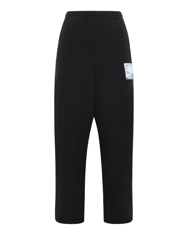 MIHARAYASUHIRO logo-patch sweat pants - Schwarz Schwarz