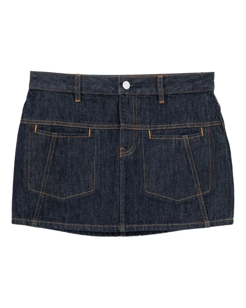 Helmut Lang Kurzer Jeansrock - Blau Blau