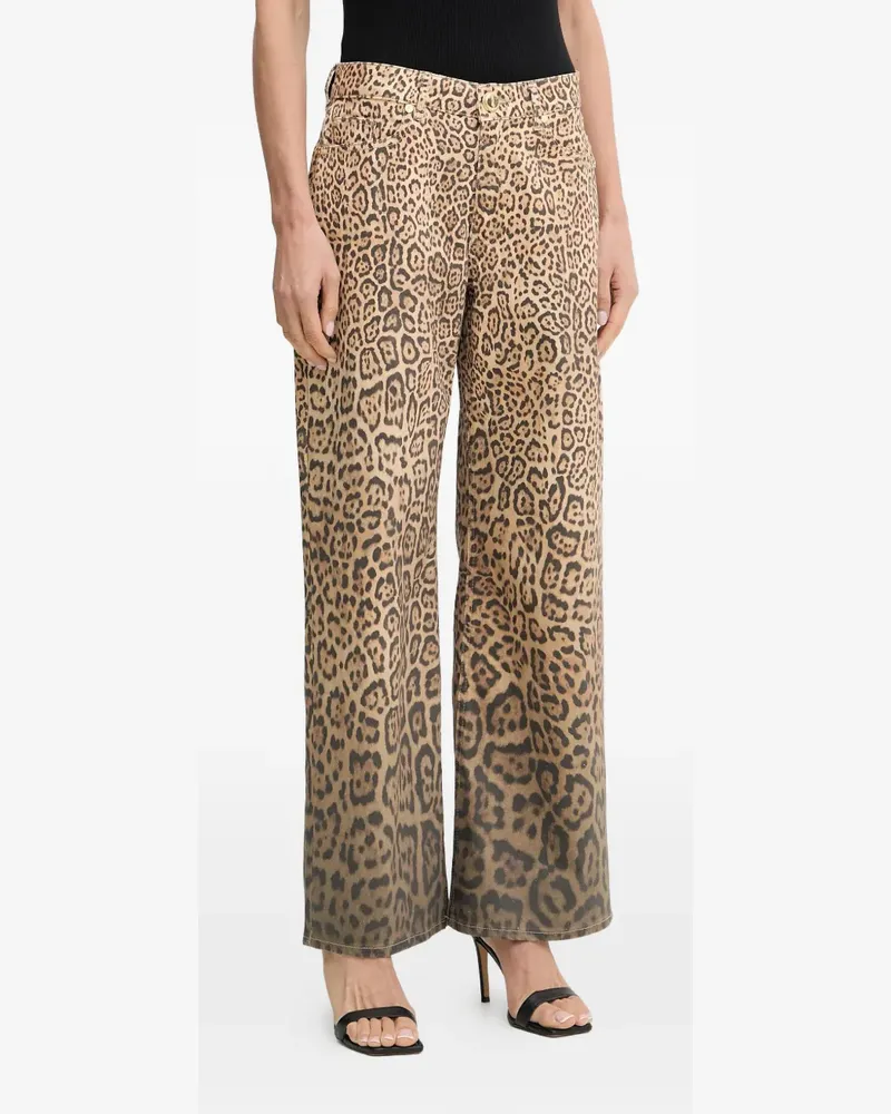 MARCIANO Los Angeles leopard-print jeans - Braun Braun