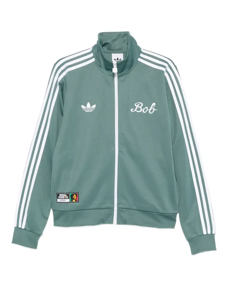 adidas three-stripe track jacket - Grün Grün