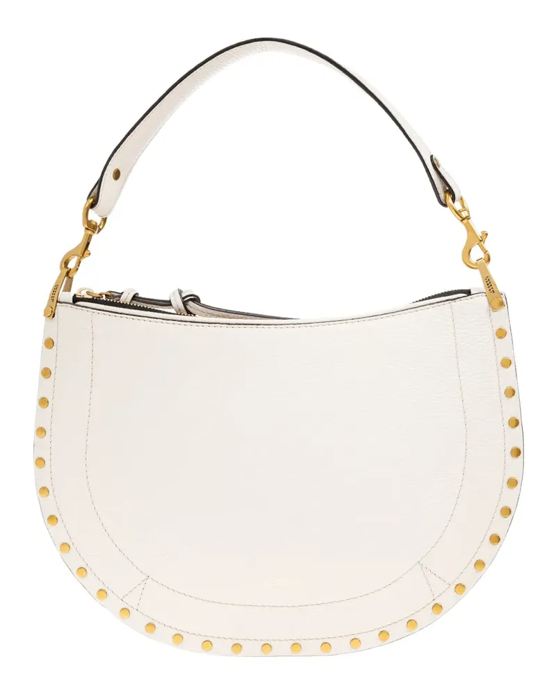 Isabel Marant Oskan leather tote bag - Nude Nude