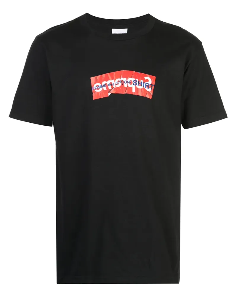 Supreme Being x CDG T-Shirt mit Logo - Schwarz Schwarz