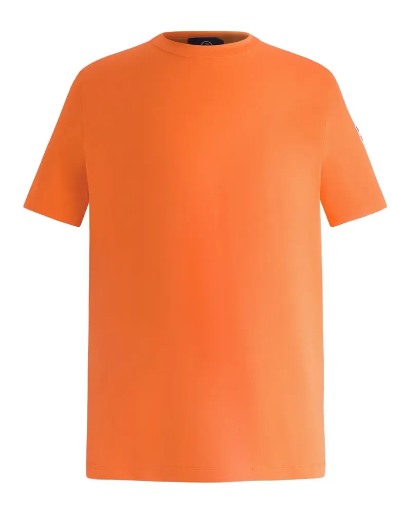 FUSALP Rivière T-Shirt mit Logo-Patch - Orange Orange