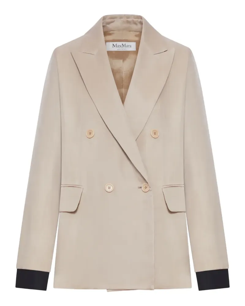 Max Mara Doppelreihiges Sakko - Nude Nude