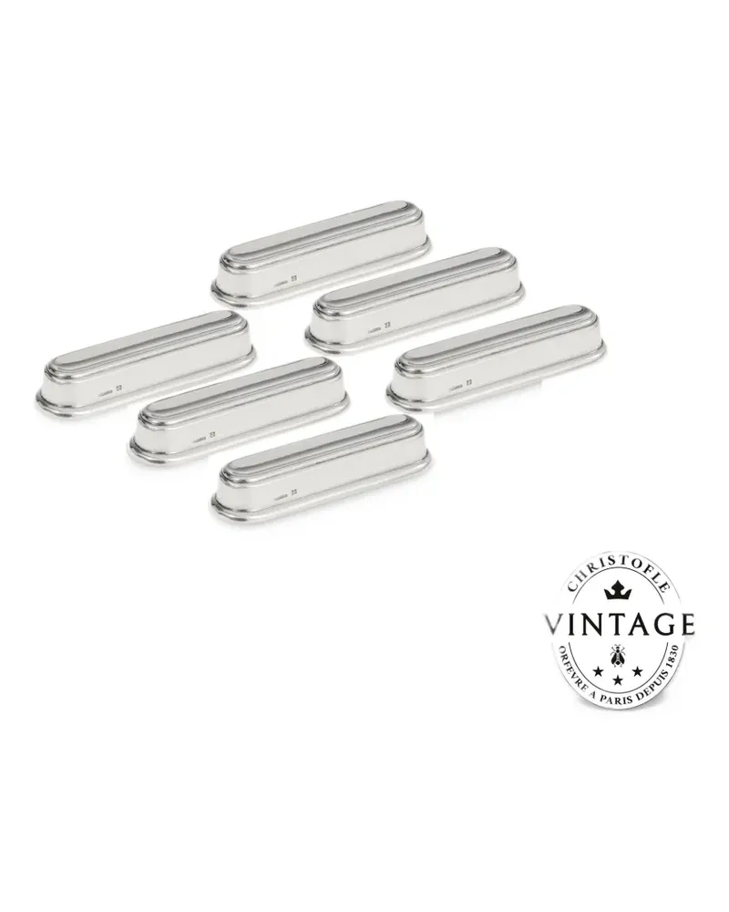 Christofle Gorge silver-plated knife rests (set of 6) - Silber Silber