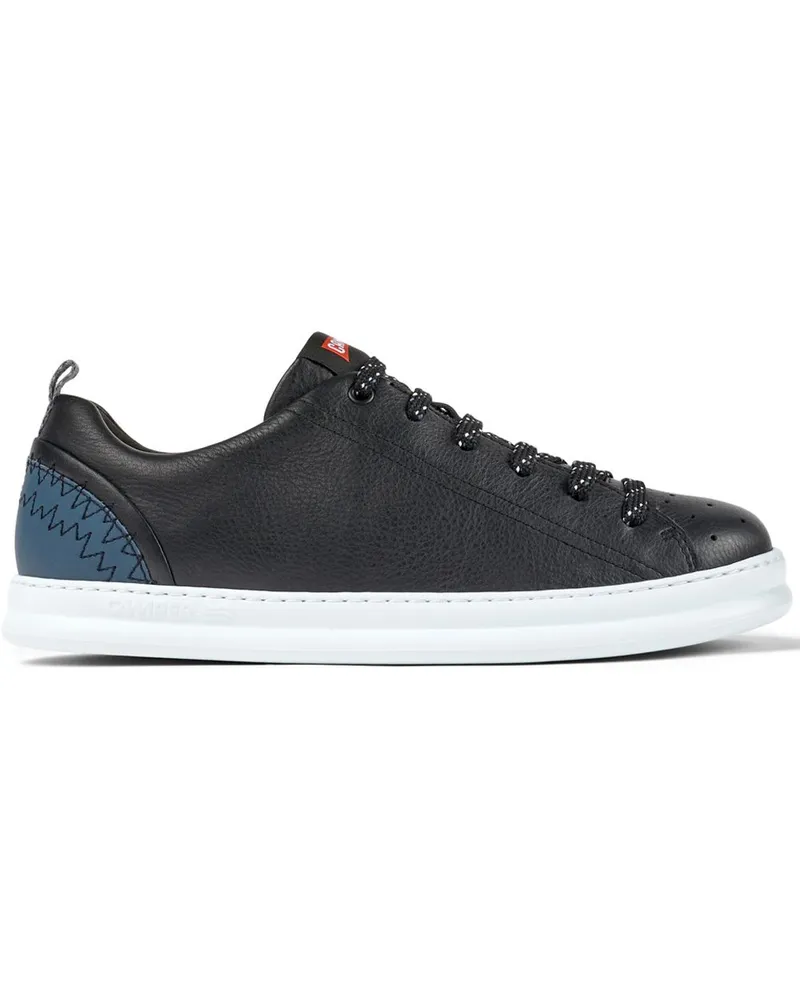 Camper Runner Four Sneakers mit Ziernähten - Schwarz Schwarz
