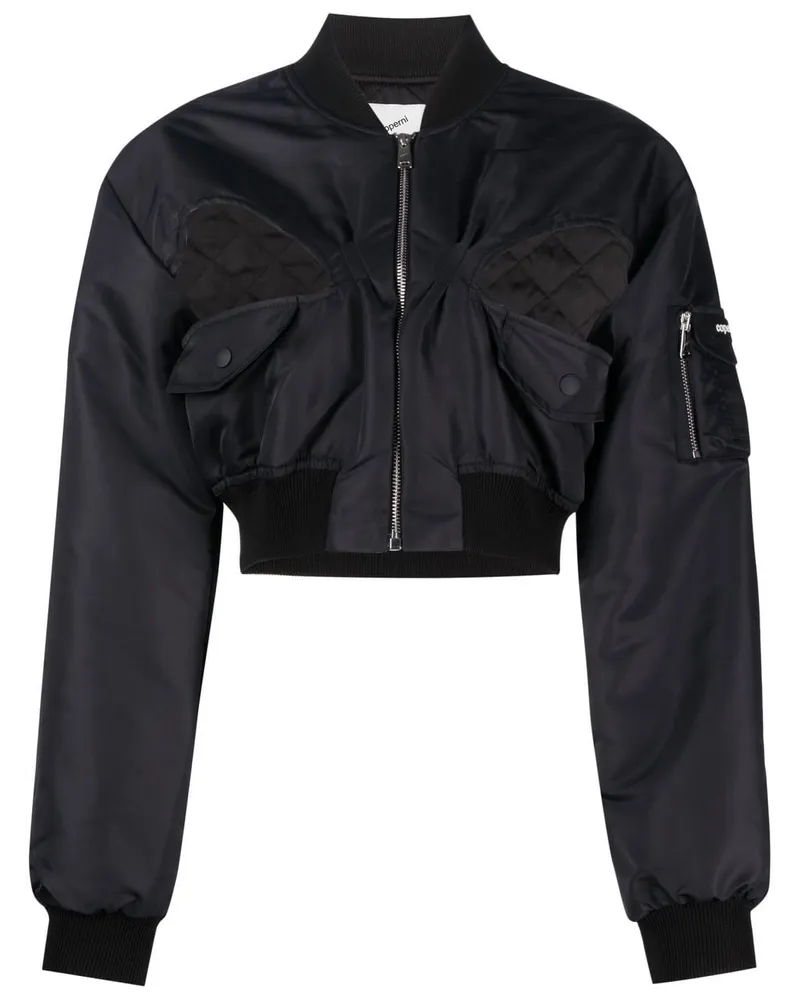 COPERNI Bomberjacke im Cropped-Design Schwarz