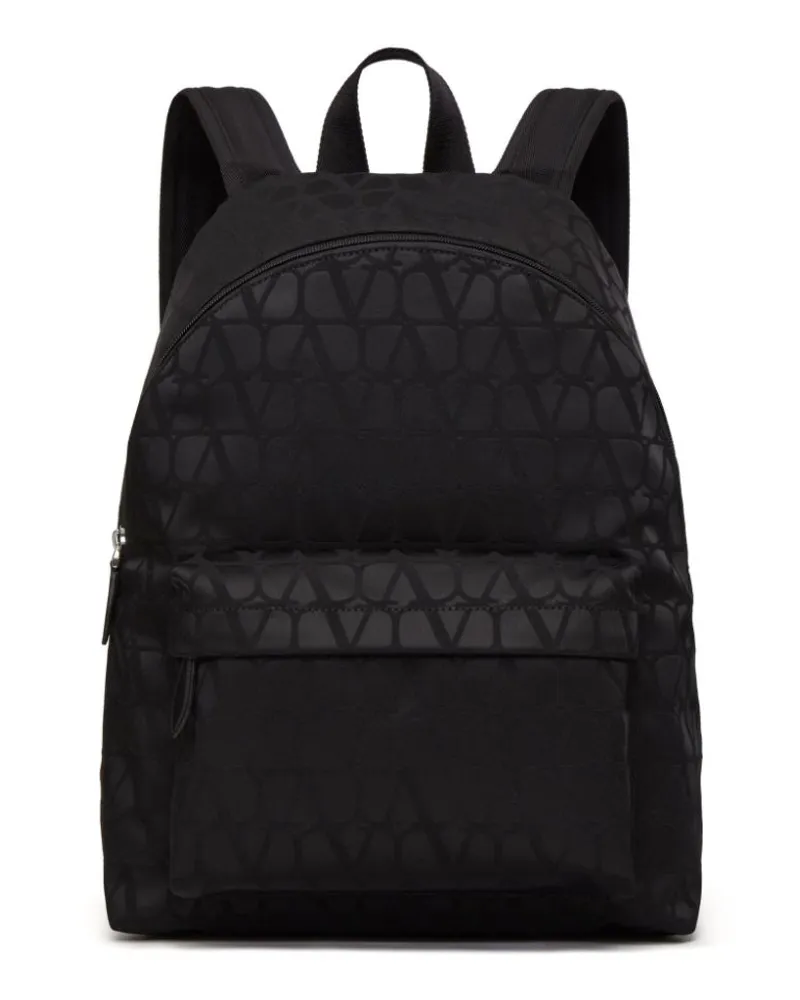 Valentino Garavani Rucksack mit Toile Iconographe-Print Schwarz