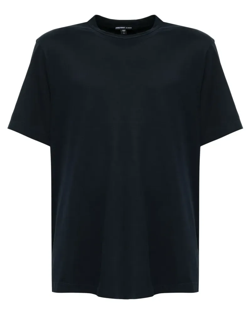 James Perse T-Shirt mit rundem Ausschnitt - Blau Blau