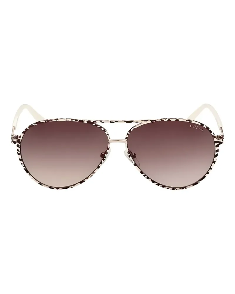 Guess pilot-frame sunglasses - Silber Silber