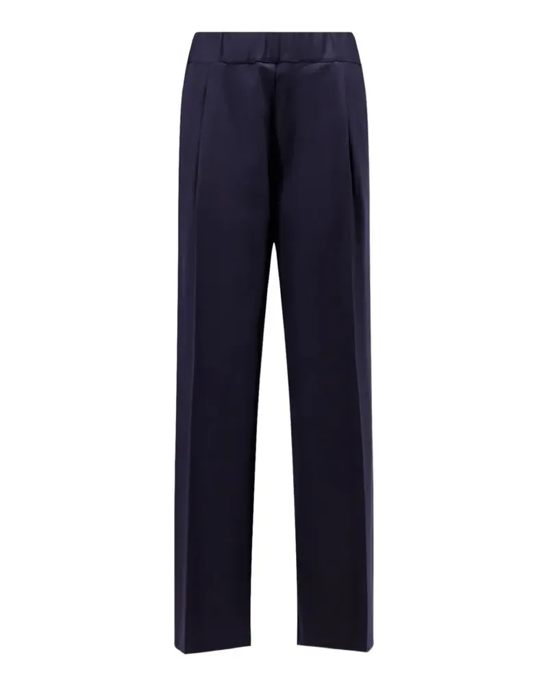 Semicouture Jhonny pressed-pleat straight trousers - Blau Blau