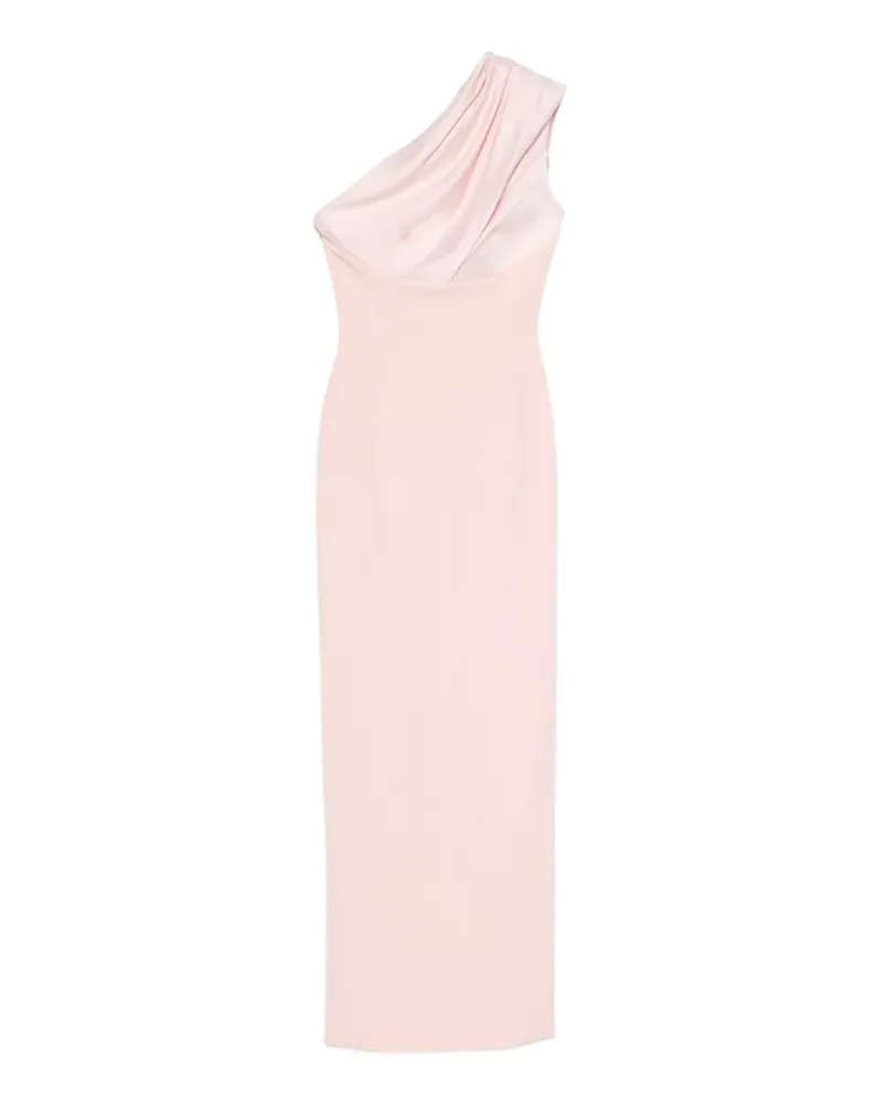 Solace London one-shoulder draped maxi dress - Rosa Rosa