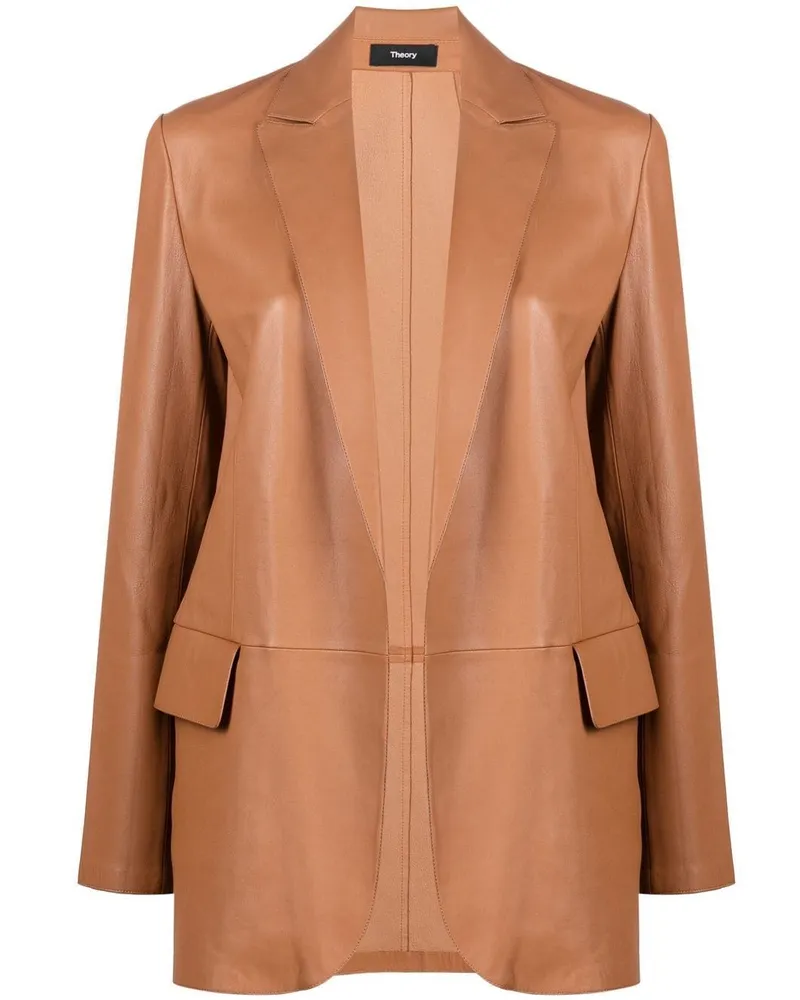 Theory Offener Blazer - Braun Braun