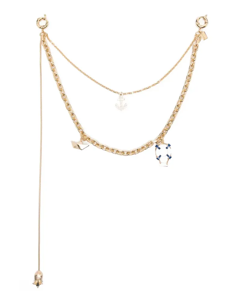 Vivetta charm-embelished chains - Gold Gold