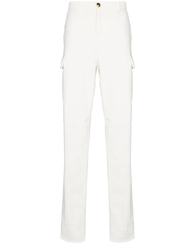 Brunello Cucinelli Cargohose mit geradem Bein - Weiß Weiß