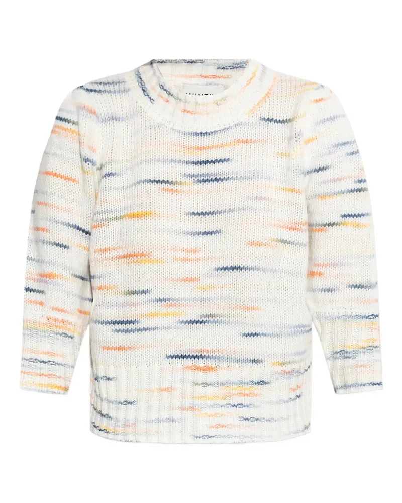 MUNTHE Gemusterter Pullover - Nude Nude
