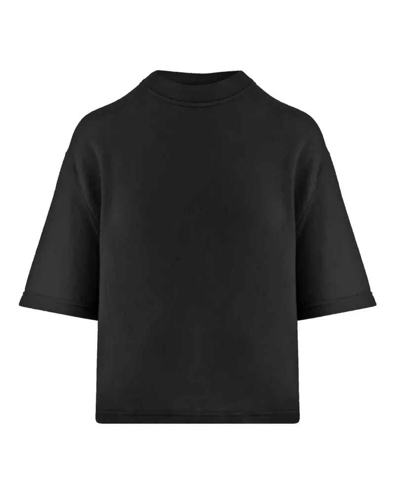Sa Su Phi T-Shirt mit rundem Ausschnitt - Schwarz Schwarz