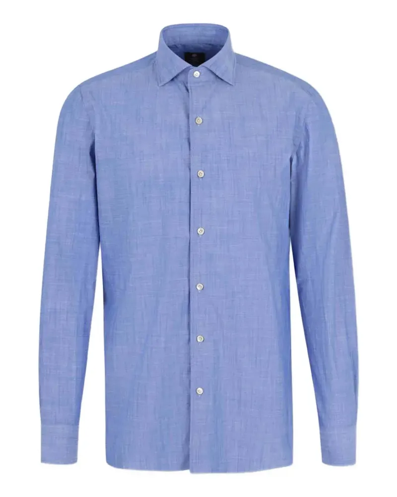Luigi Borrelli long-sleeved shirt - Blau Blau