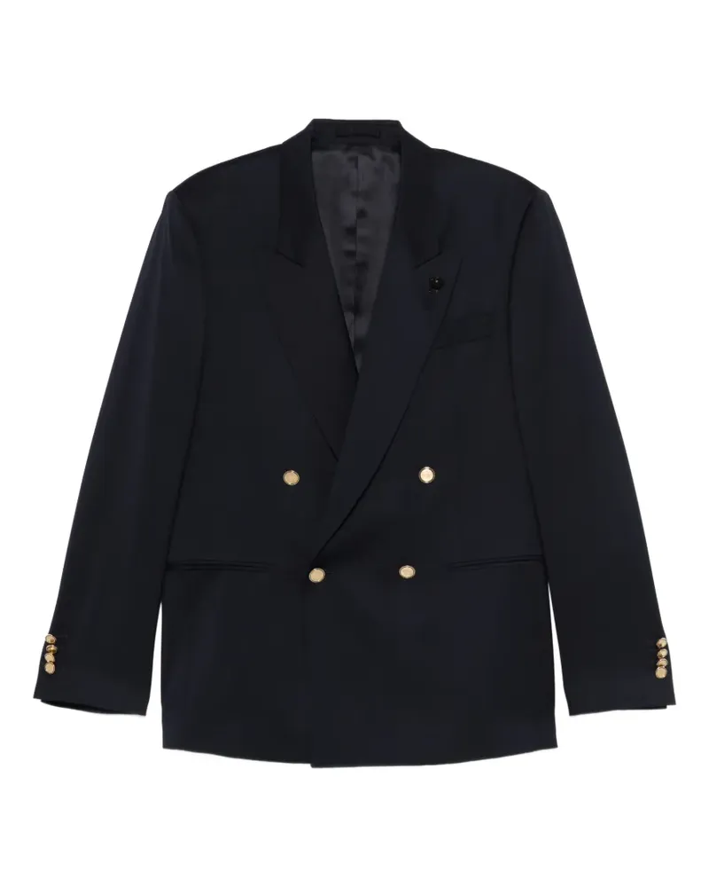 LARDINI double-breasted blazer - Blau Blau