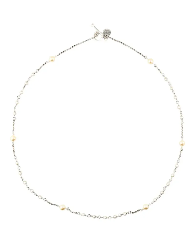 Philippe Audibert Wilna pearl-embellished necklace - Silber Silber