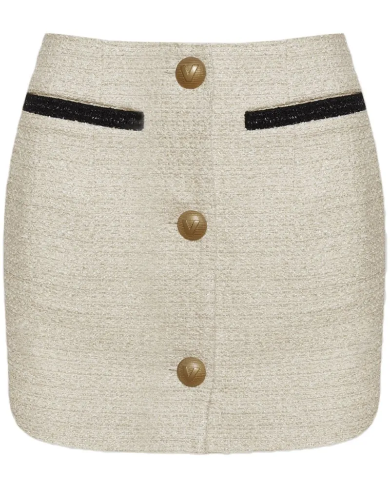 VETEMENTS Minirock aus Tweed - Nude Nude