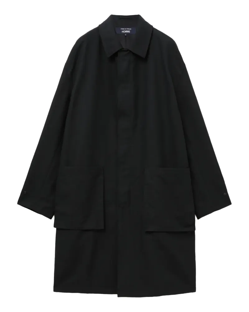Comme des Garçons Klassischer Mantel - Schwarz Schwarz