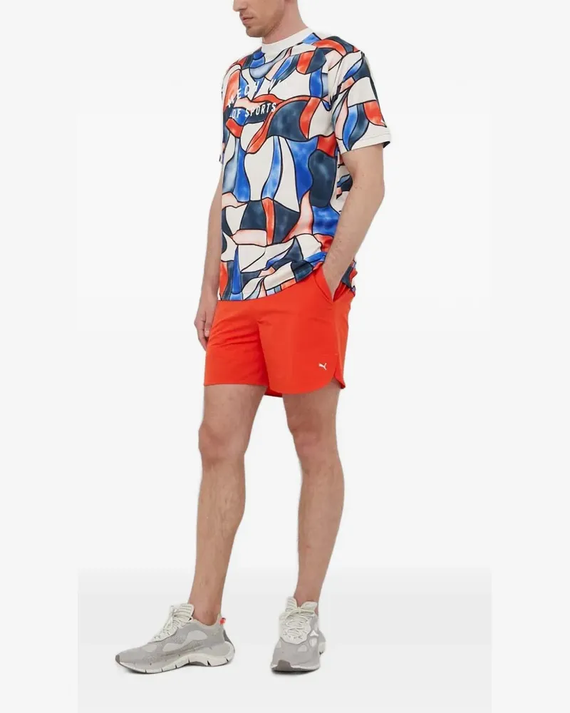 Puma Shorts mit Kordelzug - Orange Orange
