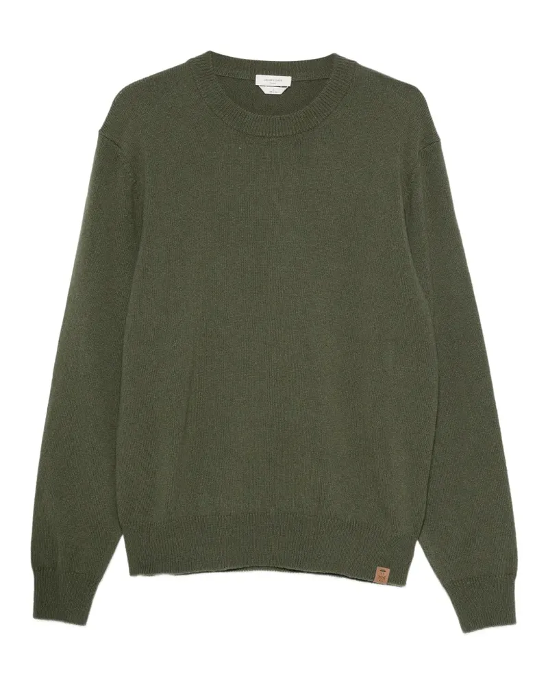 Jacob Cohën Pullover mit Logo-Patch - Grün Grün