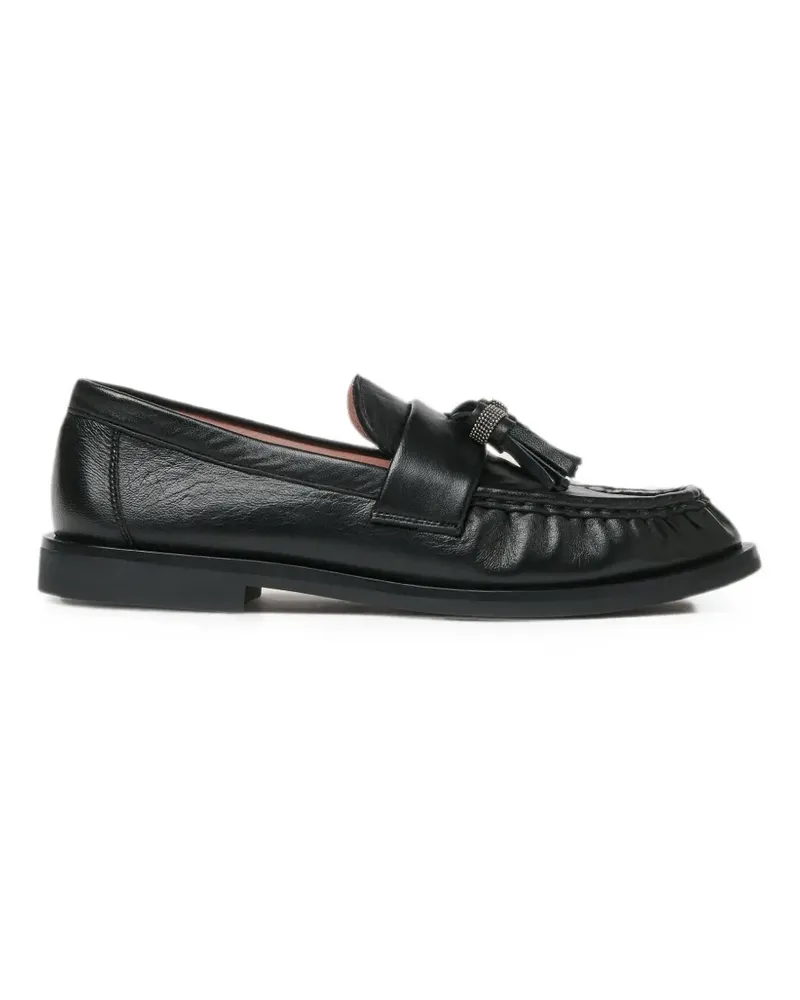Fabiana Filippi Loafer mit Quasten - Schwarz Schwarz