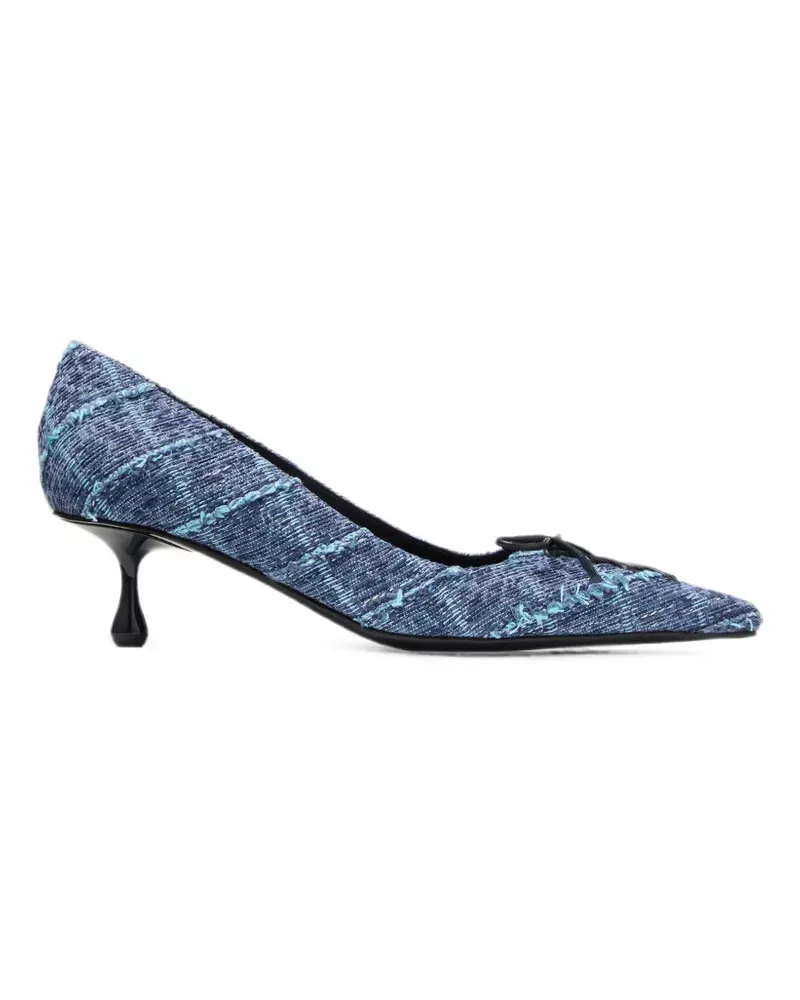 Jimmy Choo Scarlett Pumps mit Schnürung 50mm - Blau Blau