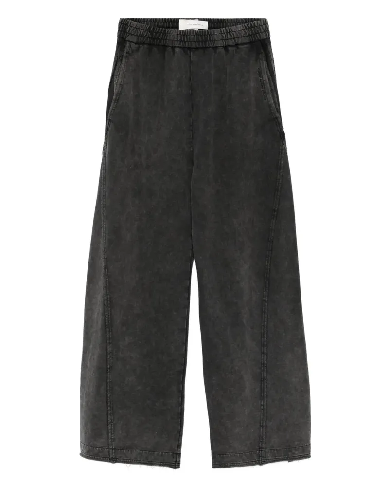 Feng Chen Wang Jogginghose mit Stretchbund - Schwarz Schwarz