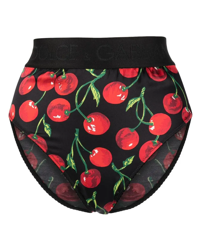 Dolce & Gabbana Slip mit hohem Bund - Schwarz Schwarz