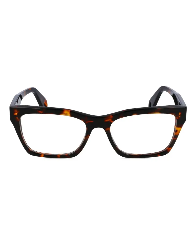 Lanvin Sonnenbrille mit eckigem Gestell - Braun Braun