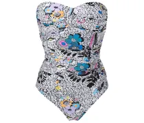 Badeanzug mit Print - Mehrfarbig