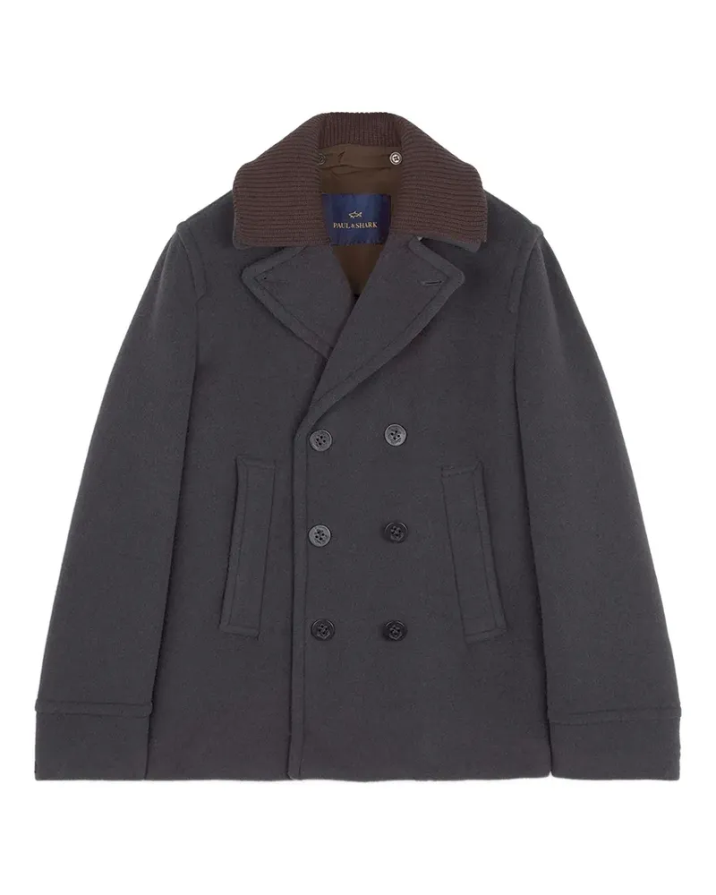 Paul & Shark Cabanjacke mit geripptem Kragen - Braun Braun