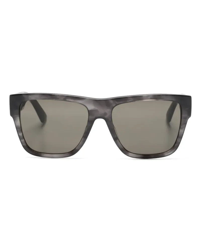 Moschino Sonnenbrille mit breitem Gestell - Grau Grau